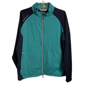 Peter Millar Merge Elite High Performance Jacket Teal Navy Size XL